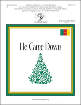 He Came Down Handbell sheet music cover